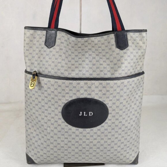 Gucci Handbags - Authentic GUCCI GG Pattern Monogram Tote/Shoulder Bag Made in Italy